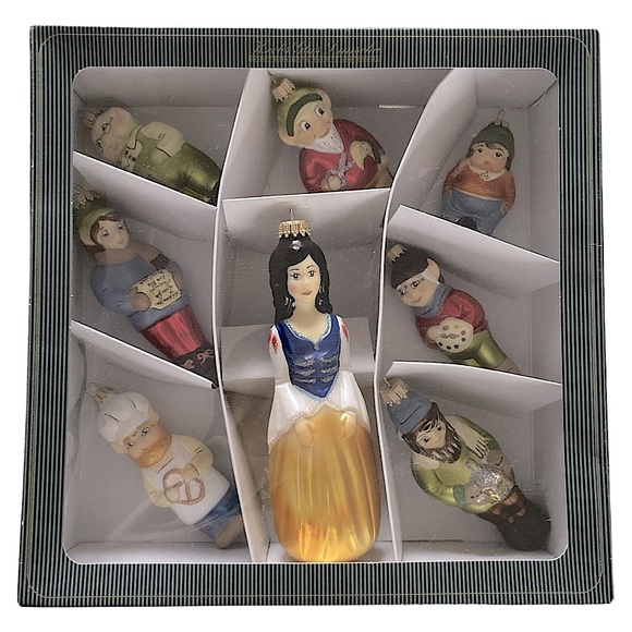 krebs glas lauscha Holiday Krebs Glas Lauscha Snow White 7 Dwarfs
